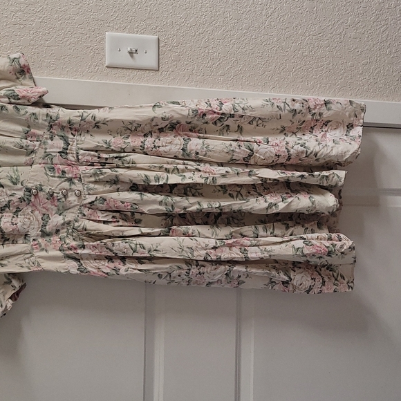 S.L Fashions Vintage Floral Dress size 12 fits a S/M - Picture 3 of 16